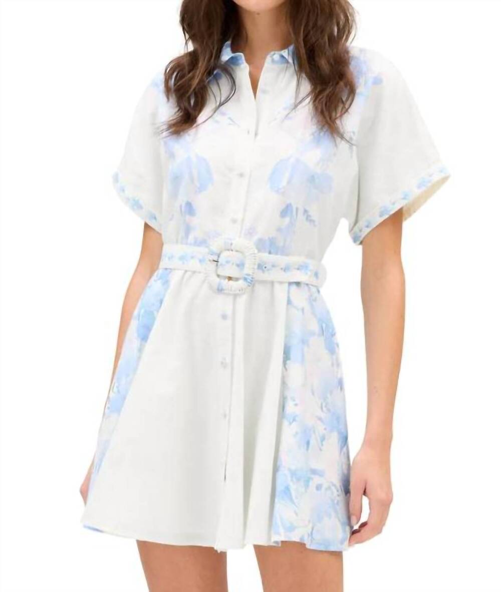 NEW ALLISON finley dress in iris watercolor